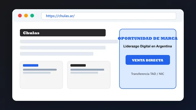 Modelo de aplicación comercial y proyectos digitales para chulas.ar